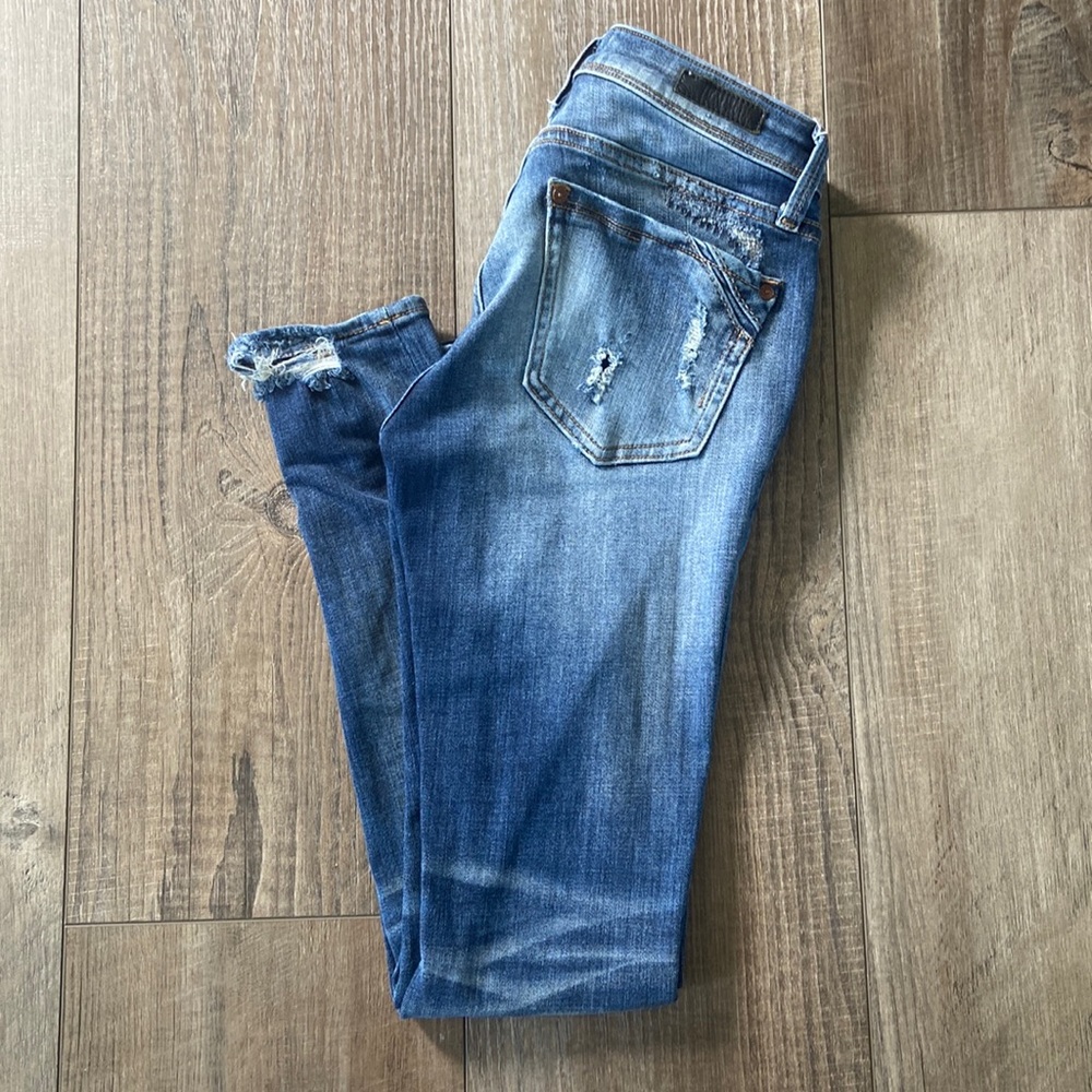 Buckle black jeans